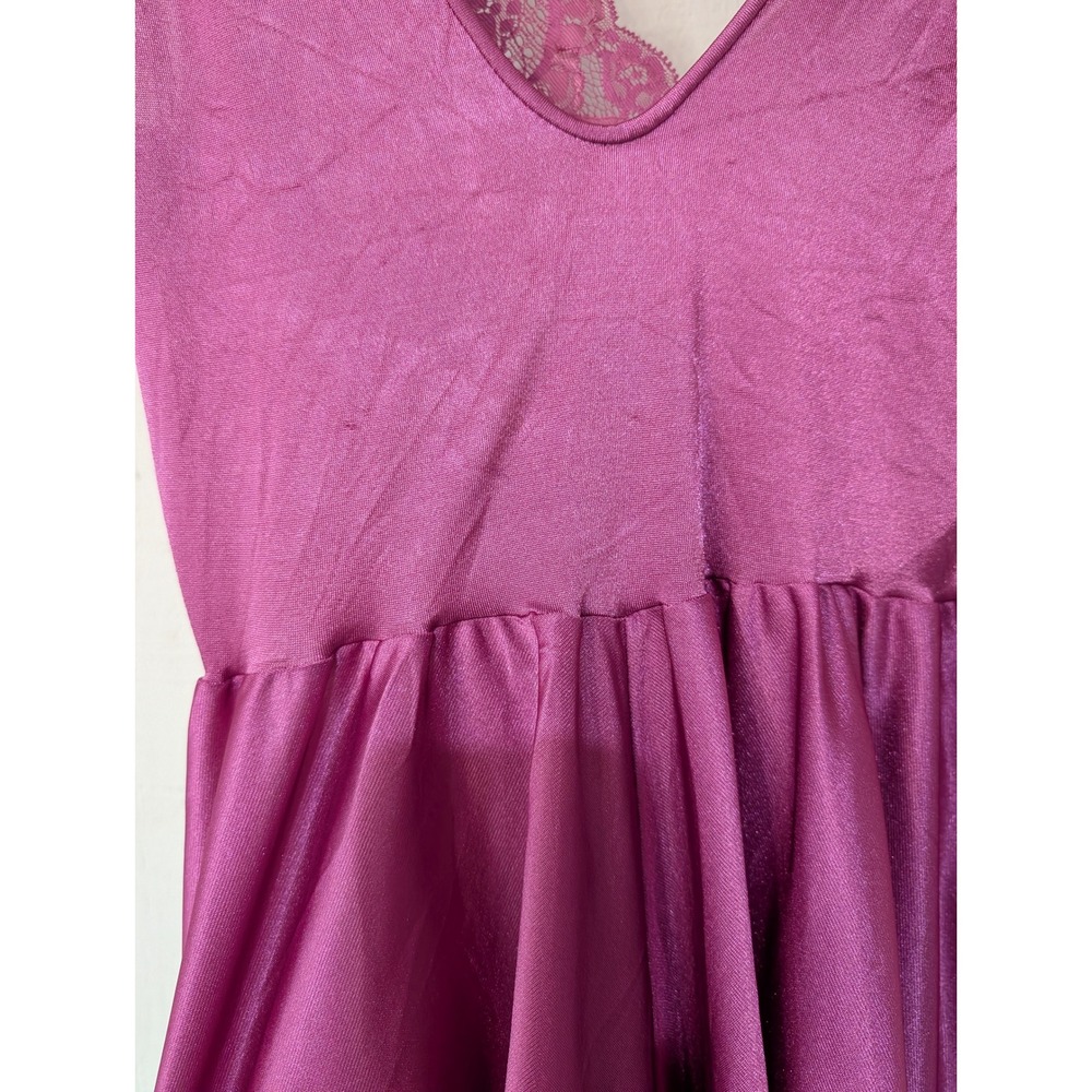 Vintage Olga Bodysilk Babydoll Lingerie Size 2X Rose Deadstock - Picture 7 of 16